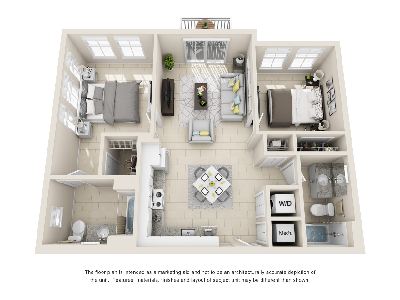 Floorplan B1A Corner Image